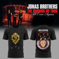 Jonas Brothers The Burning Up Tour All Over Again 2026 T-Shirt Jonas Brothers Merch Signature - Loomnari