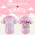SF Giants x Hello Kitty Theme Nights Jersey Giants Merch Gifts For Baseball Fans - Loomnari