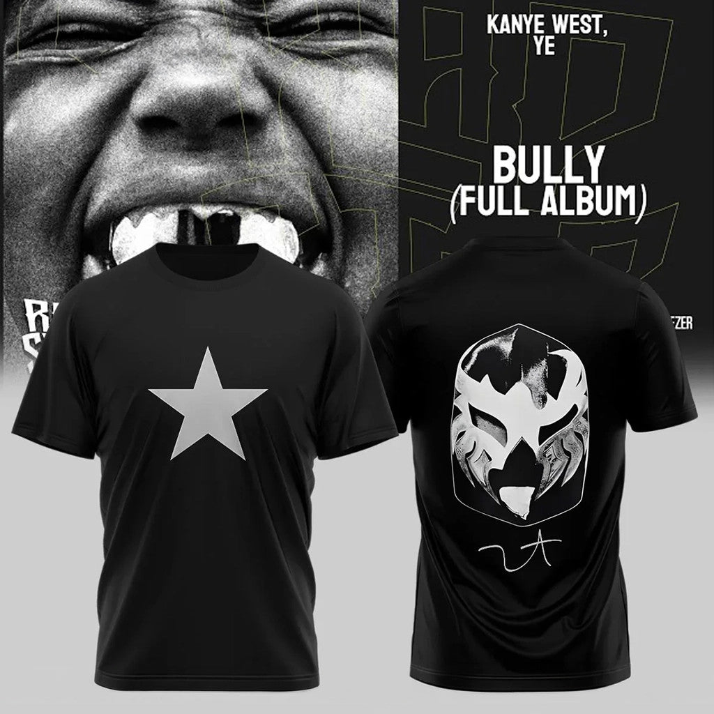 Kanye West YE Bully 2026 T-Shirt Yeezy Tour Shirt Kanye West Concert Merch Gift For Rap Fans - Loomnari