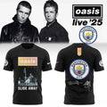 Oasis Merch MancityFC Oasis Live 25 Signature T-Shirt Gifts For Rock Music Lovers - Loomnari
