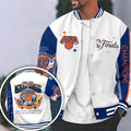 NY Knicks Merch New York Knicks 2026 Finals Champions Varsity Jacket Gifts For Basketball Fan - Loomnari