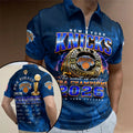 New York Knicks Finals Champions 2026 Zip Polo Shirt The Wait Is Over Knicks Merch Gifts For Son - Loomnari