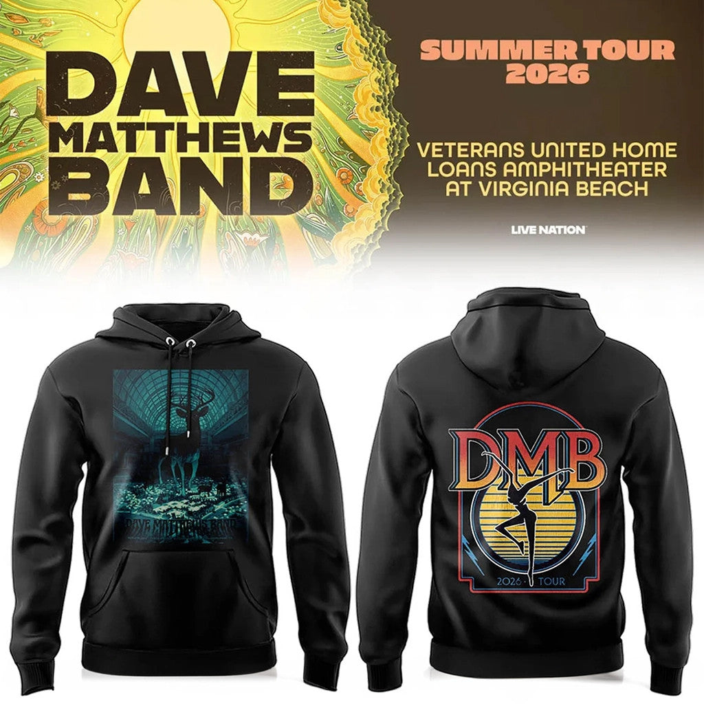 Dave Matthews Band Summer Tour 2026 At Texas Hoodie DMB Tour Merch Presents For Rock Lovers - Loomnari