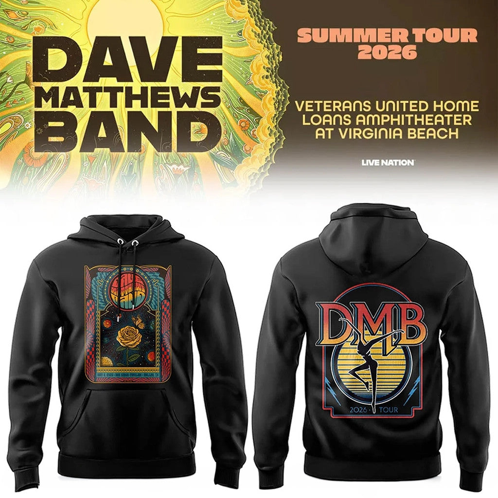 Dave Matthews Band Summer Tour 2026 At Texas Hoodie DMB Tour Merch Best Gift For Rock Fans - Loomnari
