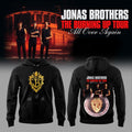 Jonas Brothers The Burning Up Tour All Over Again 2026 Concert Hoodie Jonas Brothers Merch - Loomnari