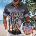 KISS 50 Years Of Destroyer Hawaiian Shirt KISS Merch Gifts For Music Fans - Loomnari