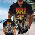 KISS Love Gun Hawaiian Shirt KISS Merch Cool Gifts For Music Lovers - Loomnari