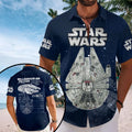 Star Wars Millennium Falcon Hawaiian Shirt Star Wars Merch Gifts For Movie Fan - Loomnari