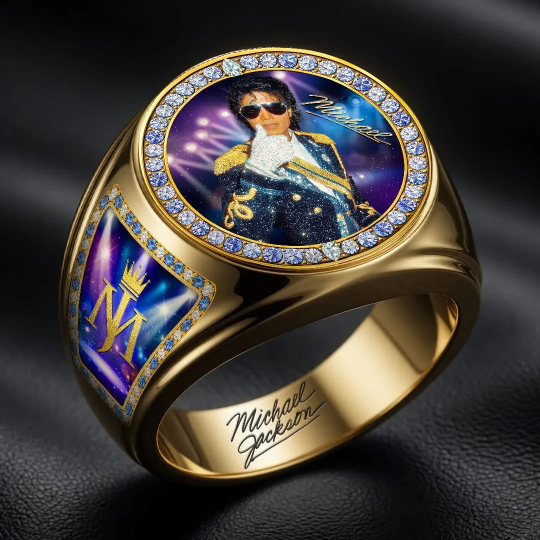 Michael Jackson Ring The King Of Pop Michael Jackson Merch Presents For Music Lovers - Loomnari