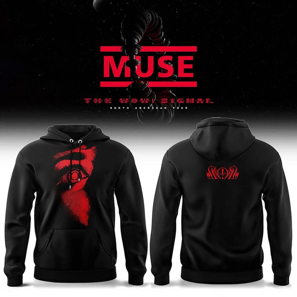 Muse Tour Merch 2026 Muse The Wow Signal North American Tour Hoodie Present For Fans - Loomnari