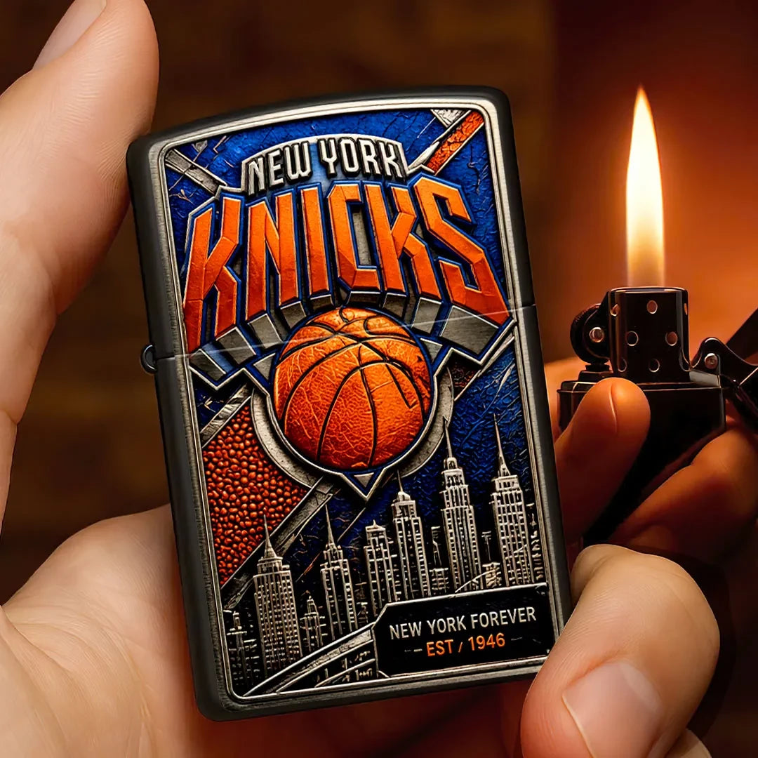 New York Knicks Finals Champions 2026 Lighter Case Knicks Merch Basketball Enthusiast Gifts - Loomnari