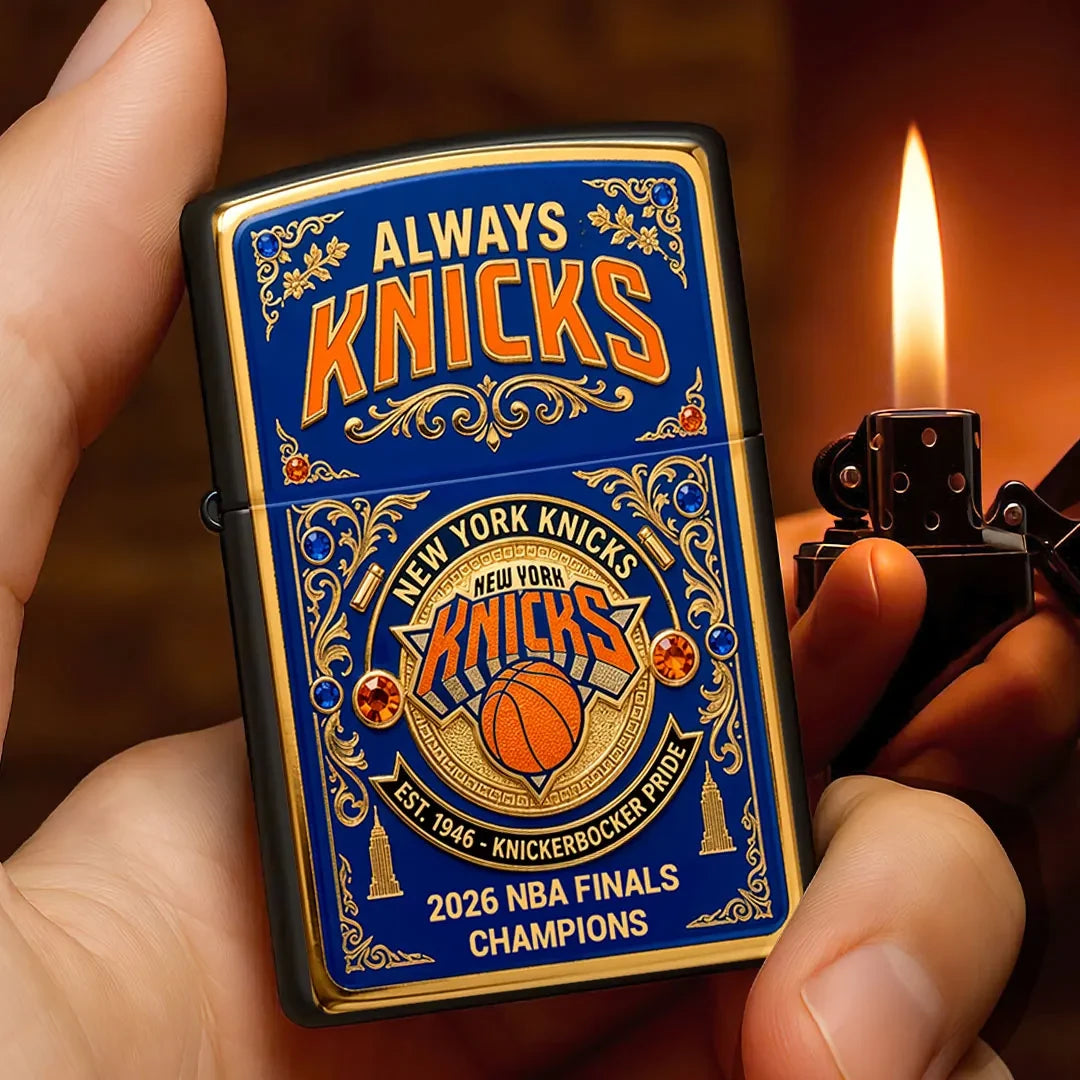 New York Knicks Finals Champions 2026 Lighter Case Knicks Merch Gift Ideas For Dad - Loomnari