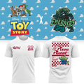 Eugene Emeralds X Toy Story Pizza Planet White Special Shirt 2026 Eugene Emeralds Merch For Fan - Loomnari