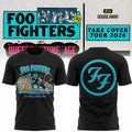 Foo Fighters Take Cover Tour 2026 T-Shirt Foo Fighters Merch Gifts For Rock Music Lovers - Loomnari