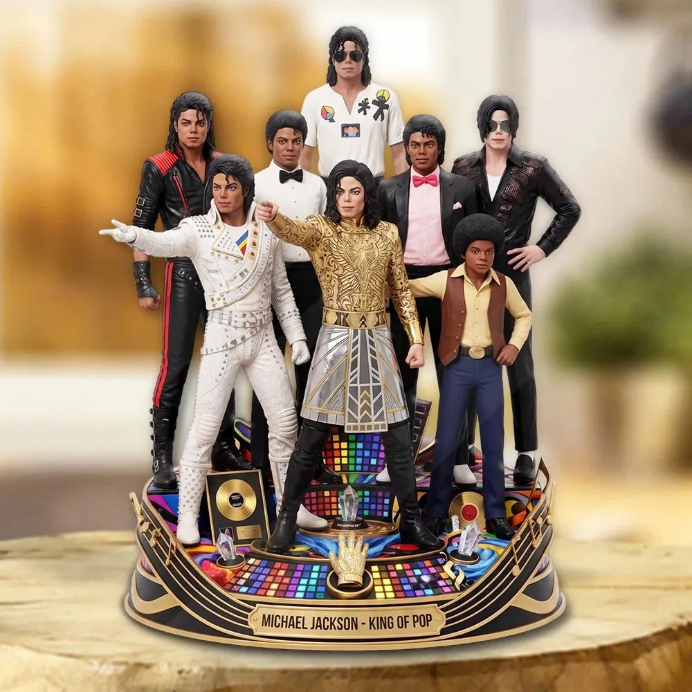 Michael Jackson King Of Pop Acrylic Plaque Michael Jackson Merch Gifts For Music Lovers - Loomnari