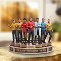 Star Trek 60th Anniversary Tos Crew Acrylic Plaque Star Trek Merch Home Floor Decor - Loomnari
