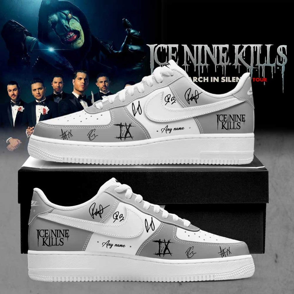 Personalized Ice Nine Kills March In Silence Tour 2026 Shoes Sneakers INK Merch Fan Gifts - Loomnari