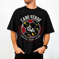 Cabo Verde Soccer Crest Football Emblem T-Shirt Cabo Verde World Cup 2026 Merch Gift For Dad - Loomnari