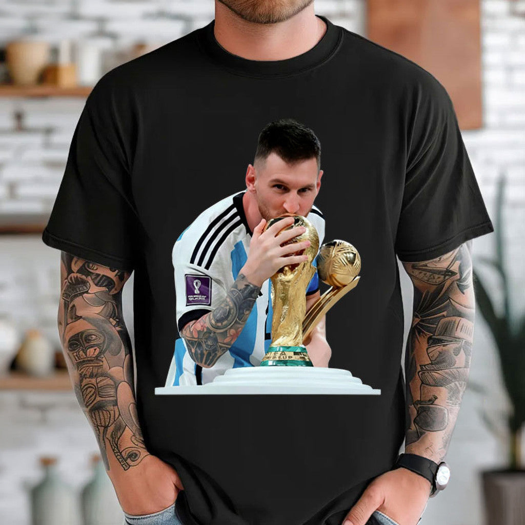 Lionel Messi World Cup 2022 Champion Soccer Legend T-Shirt Lionel Messi Merch Football Fan Gift - Loomnari