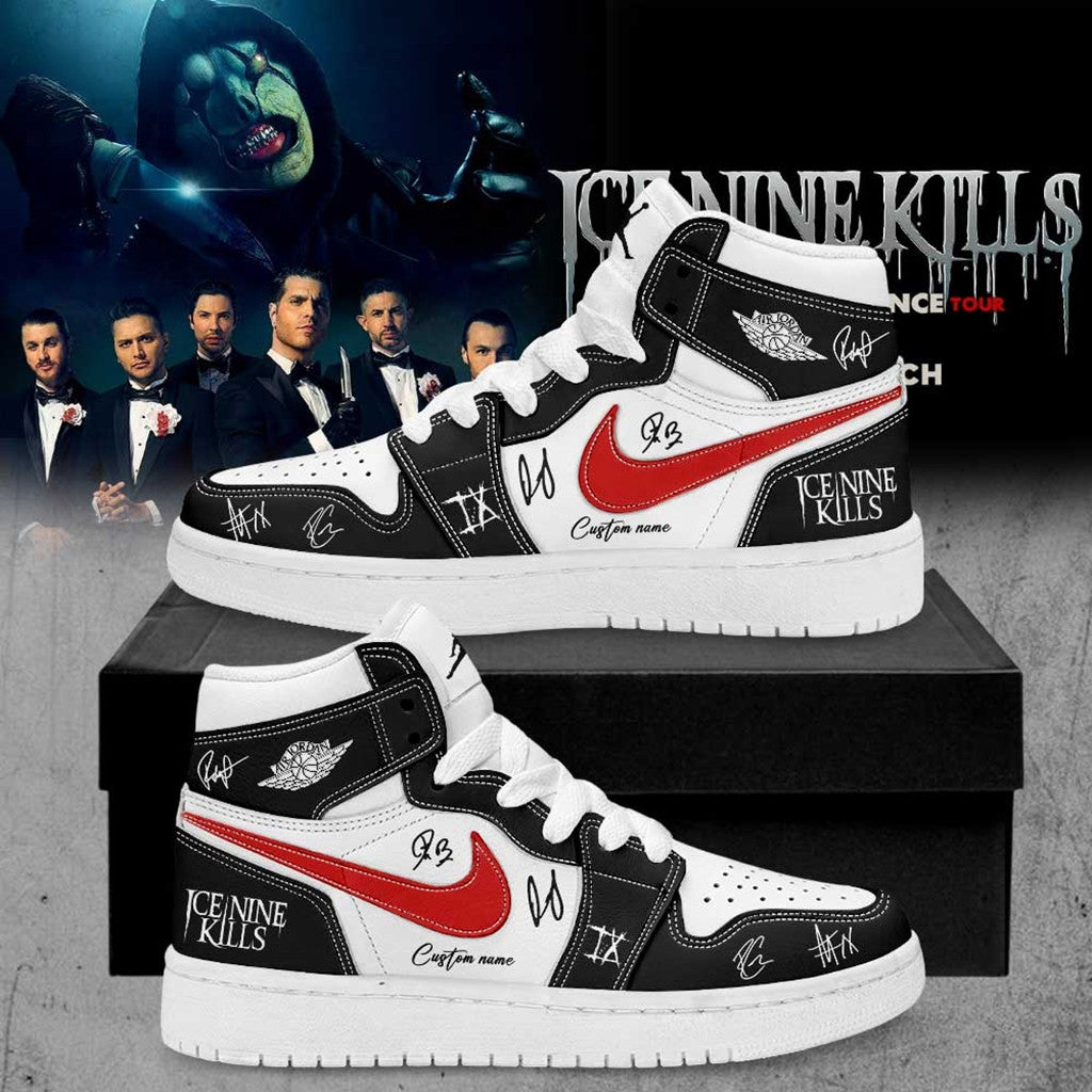 Personalized Ice Nine Kills March In Silence Tour 2026 Shoes Sneaker INK Merch For Fans - Loomnari