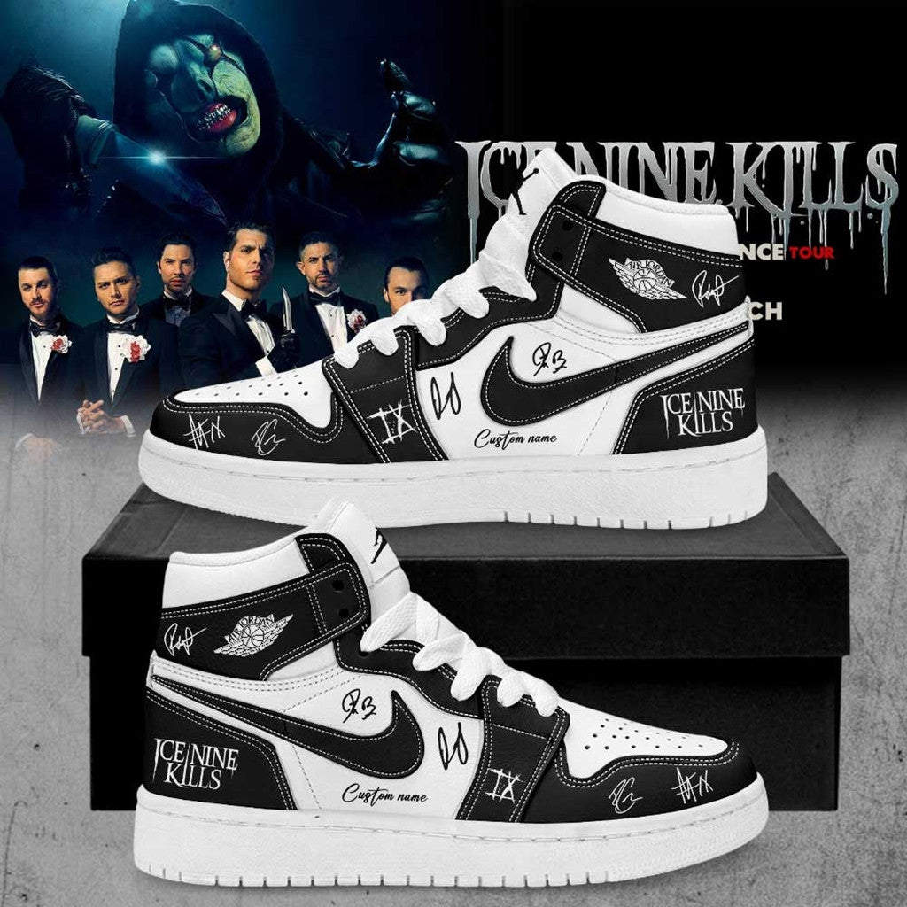 Personalized Ice Nine Kills March In Silence Tour 2026 Sneaker Fan Shoes INK Merch Best Gifts - Loomnari
