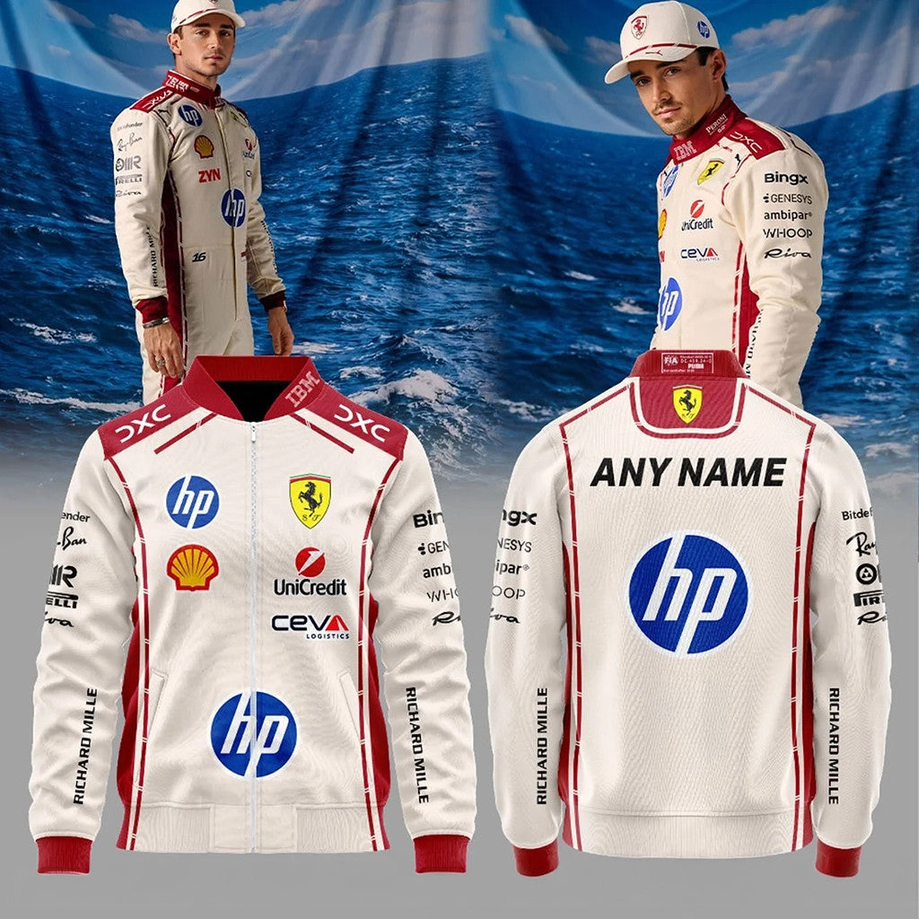 Personalized Leclerc Racing Suit For The 2026 Monaco Grand Prix Zip Jacket Gift For Fans - Loomnari