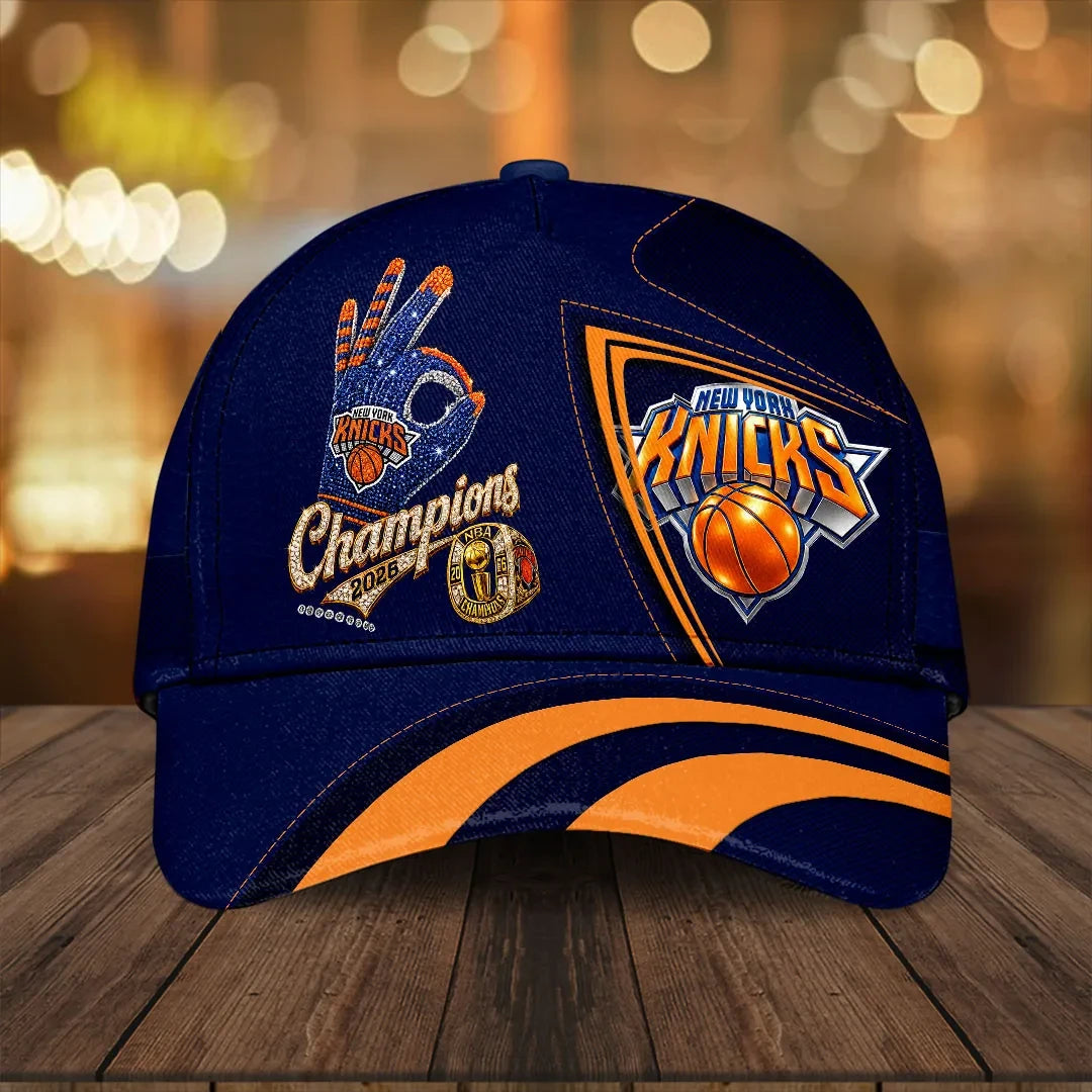 NY Knicks Merch New York Knicks 2026 Finals Champions Hat Gift For Dad - Loomnari