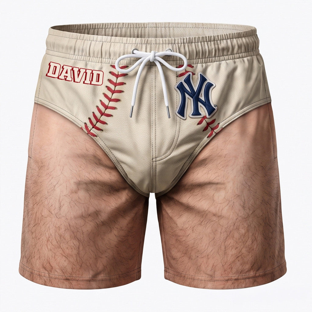 Personalized Athletic Sport Team Beach Shorts Funny Clothing Gifts For Men - Loomnari