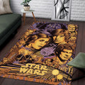 Star Wars 50th Anniversary Rectangular Rug Star Wars Merchandise Gifts For Movie Fan - Loomnari