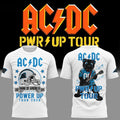 Florida Panthers X AC DC Power Up Tour 2026 T-Shirt AC DC Merch White Gift For Rock Fans - Loomnari