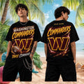 Custom Washington Commanders Take Command 2026 T-Shirt Commanders Merch Football Lover Gifts - Loomnari