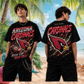 Personalized Arizona Cardinals Rise Up Red Sea T-Shirt 2026 Arizona Cardinals Merch Fan Gifts - Loomnari