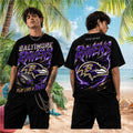 Personalized Baltimore Ravens Play Like A Raven T-Shirt 2026 Ravens Merch Football Fan Gifts - Loomnari