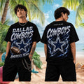 Personalized Dallas Cowboys America's Team T-Shirt Dallas Cowboys Merch Football Fan Gifts - Loomnari