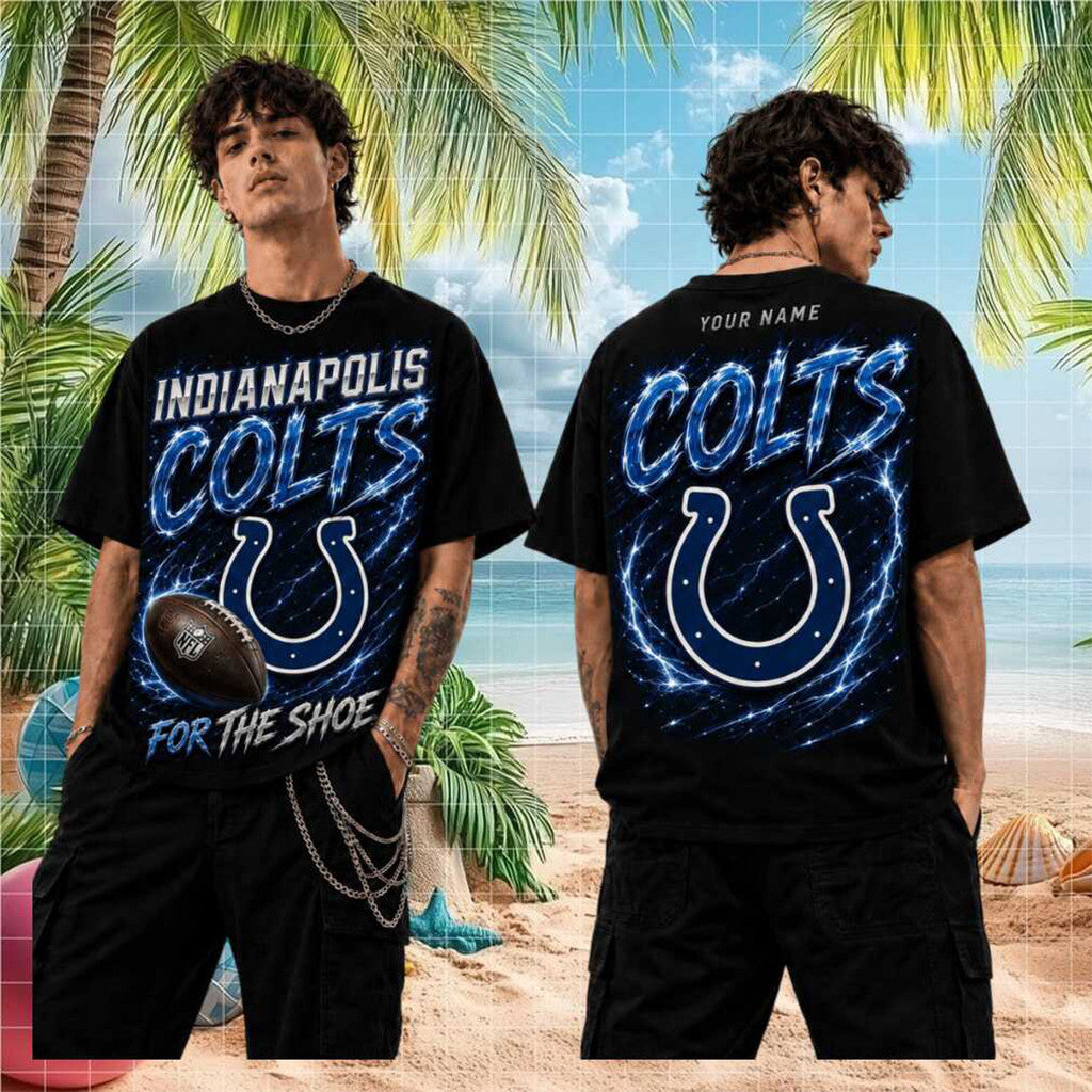 Personalized Indianapolis Colts For The Shoe T-Shirt Colts Merch 2026 Present For Football Fans - Loomnari