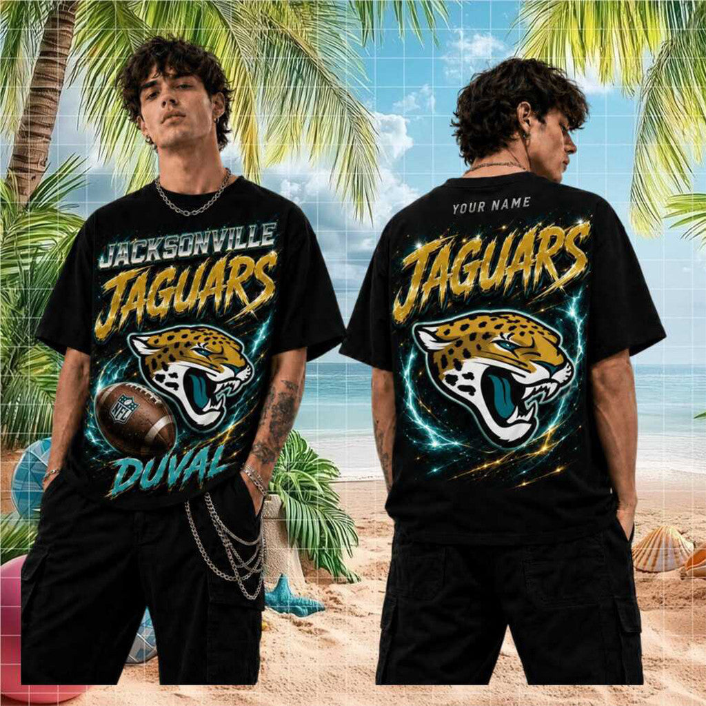 Personalized Jacksonville Jaguars Duval 2026 T-Shirt Jaguars Merch Gift For Football Lovers - Loomnari