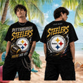 Personalized Pittsburgh Steelers Here We Go 2026 T-Shirt Steelers Merch Football Lover Gifts - Loomnari