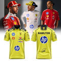 Hamilton Scuderia Ferrari 2026 Polo Shirt Signed Hamilton Scuderia Merch Gifts For Racing Fans - Loomnari