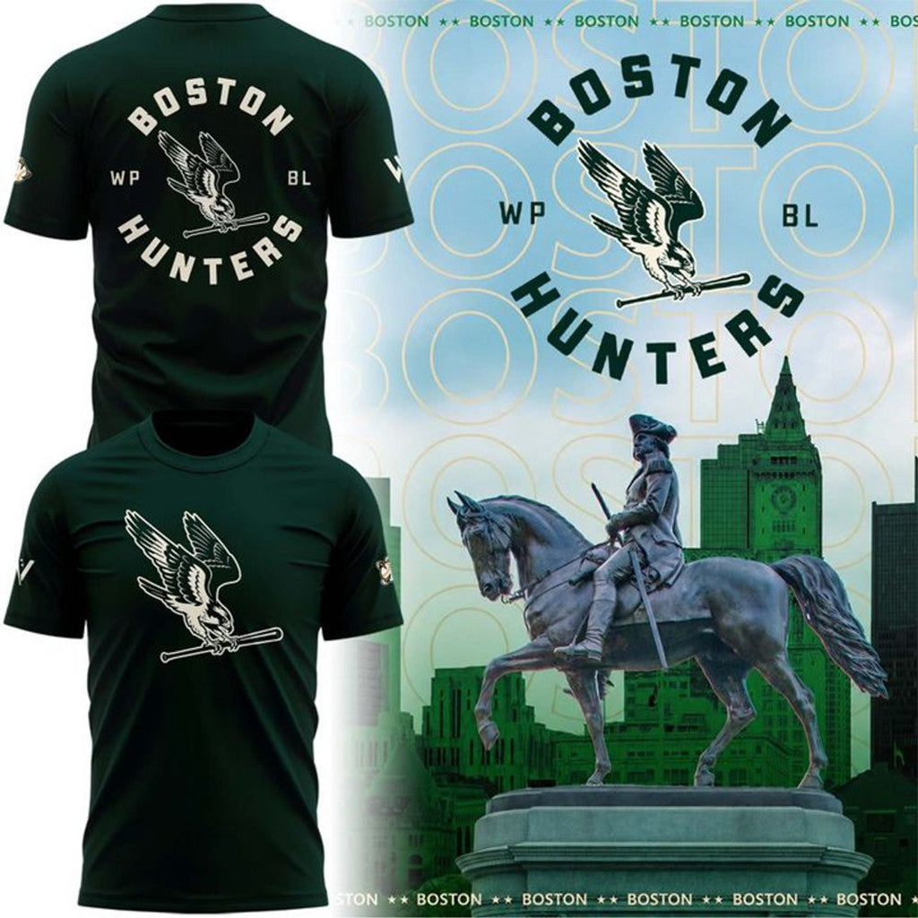 Boston Hunters WPBL 2026 T-Shirt Boston Hunters Merch Present For Baseball Lovers - Loomnari