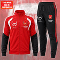 Custom Arsenal 140TH Anniversary Zipper Stand Collar Jacket And Sweatpants Set 2026 Fan Merch - Loomnari