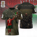 Cristiano Ronaldo Merch Cristiano Ronaldo The Final Walk T-Shirt Gift Ideas For Him - Loomnari