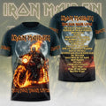 Iron Maiden 2026 World Tour T-Shirt Run For Your Lives Shirt Gifts Ideas - Loomnari