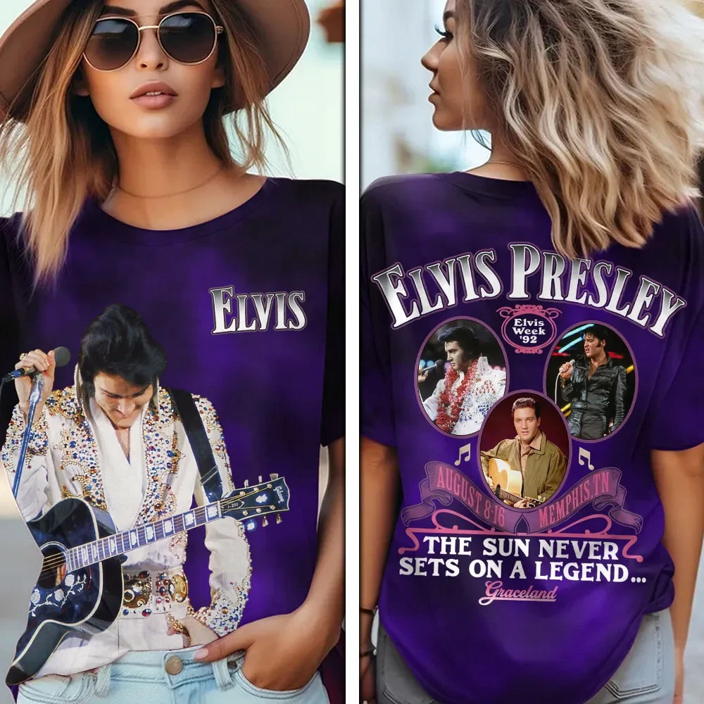 Elvis Presley King Of Pop Rock And Roll T-Shirt Elvis Presley Merch Birthday Gift For Fan - Loomnari