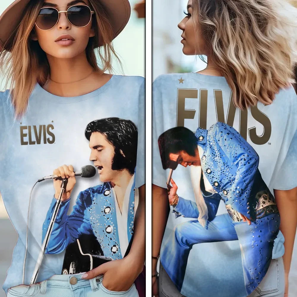 Elvis Presley King Of Pop Rock And Roll T-Shirt Elvis Presley Merch Gift For Country Fans - Loomnari