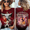 Elvis Presley Merch Elvis Presley's Graceland Home Of Rock And Roll T-Shirt Gift Ideas For Her - Loomnari