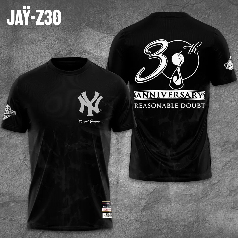 Jay-Z30 Anniversary Reasonable Doubt T-Shirt Jay-Z30 Merch Unique Gifts For Fans - Loomnari