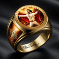 Elvis Presley King Of Pop Rock And Roll Ring Elvis Presley Merch Birthday Gift For Him - Loomnari