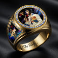 Elvis Presley King Of Pop Rock And Roll Ring Elvis Presley Merch Gift For Fan - Loomnari