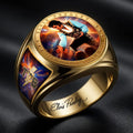 Elvis Presley Merch Elvis Presley King Of Pop Rock And Roll Ring Gifts For Him - Loomnari