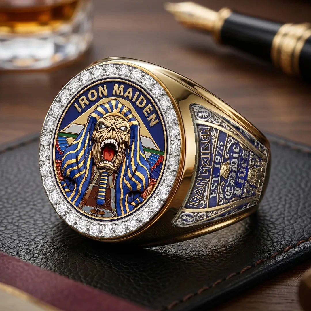 Iron Maiden 2026 World Tour Ring Iron Maiden Merch Best Gifts For Men - Loomnari